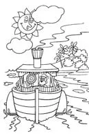 De Bereboot kleurplaat 1